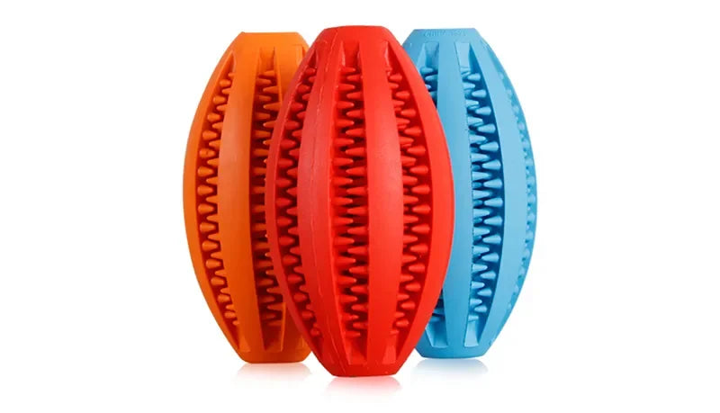 Natural Rubber Treat Ball – Dental Dog Toy for Big Chewers