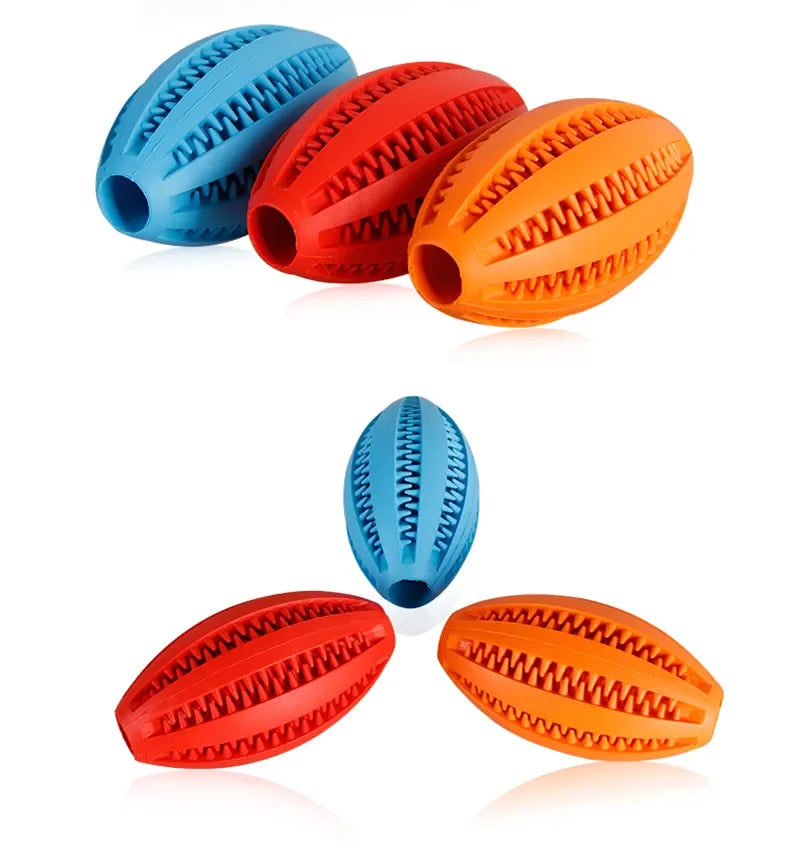 Natural Rubber Treat Ball – Dental Dog Toy for Big Chewers
