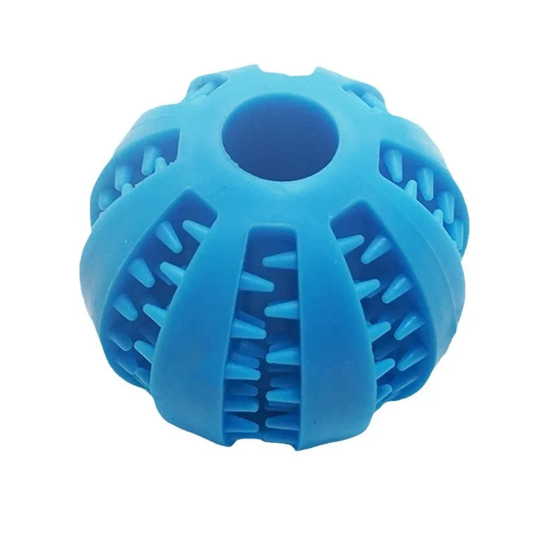 Natural Rubber Treat Ball — Round, Hollow, Tooth-Cleaning