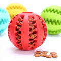 Natural Rubber Treat Ball — Round, Hollow, Tooth-Cleaning
